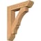 Ekena Millwork Balboa Slat Smooth Bracket w/ Offset Brace, Western Red Cedar, 7 1/2"W x 32"D x 38"H BKT0806X32X38BOA06SWR - alternate 1
